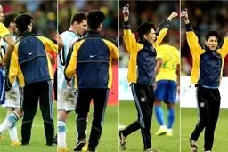 سلفی یک هوادار چینی با مسی/عکس