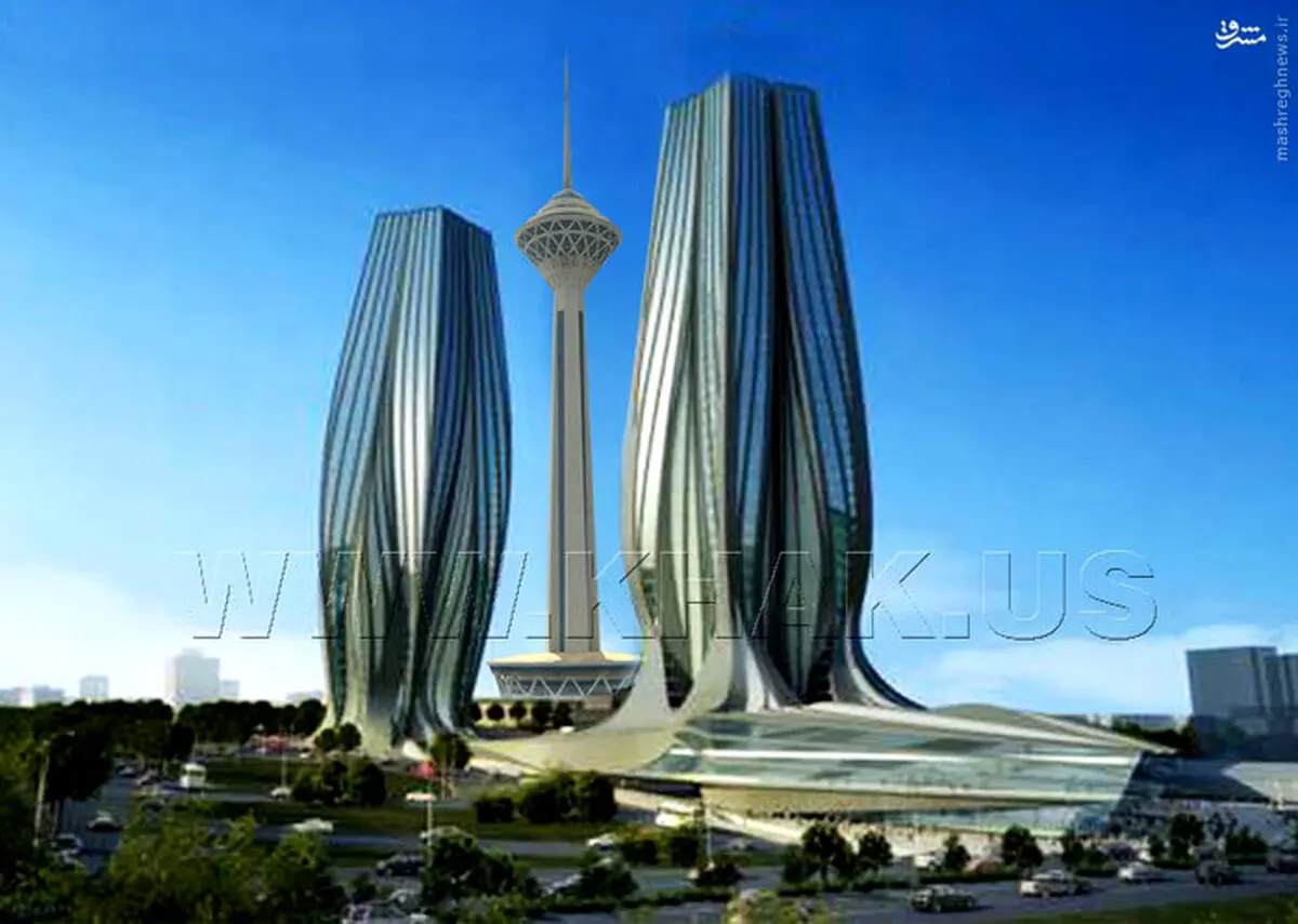 عکس/ طراحی زها حدید برای فاز 2 برج میلاد