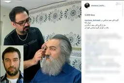 گریم دیدنی کمدین سرشناس/ عکس