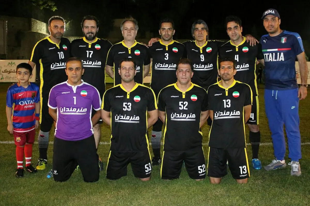 پوریا پورسرخ، کامبیز دیرباز و وحید شمسایی در جام ستاره ها/ عکس