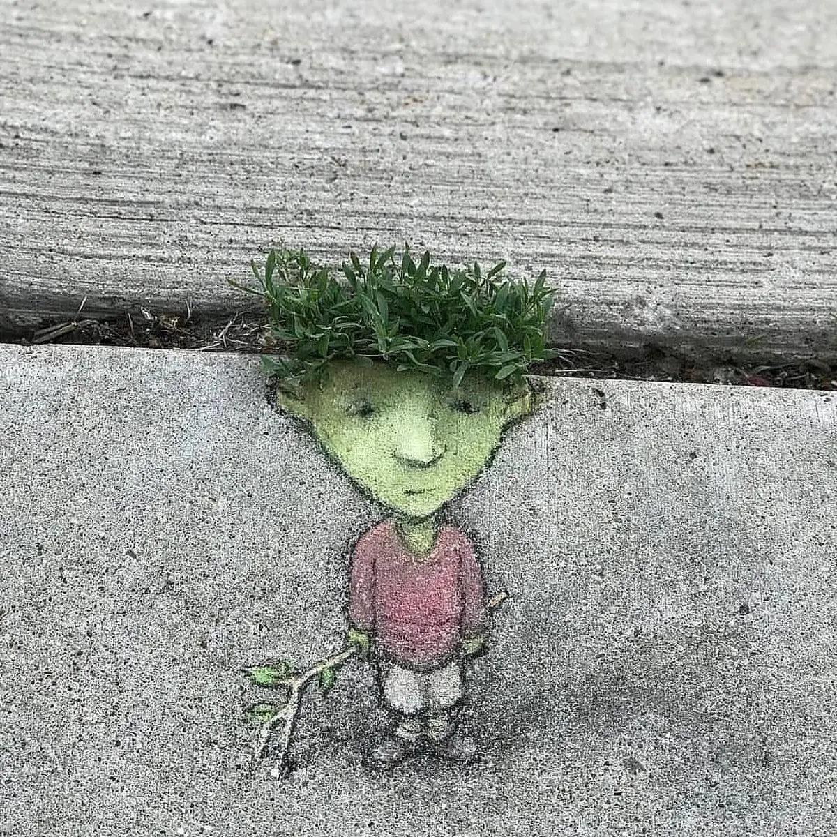 نقاشی‌های خلاقانه یک هنرمند خیابانی / تصاویر