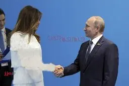 رفتارهای عجیب رهبران جهان در کنفرانس G20 آلمان + عکس
