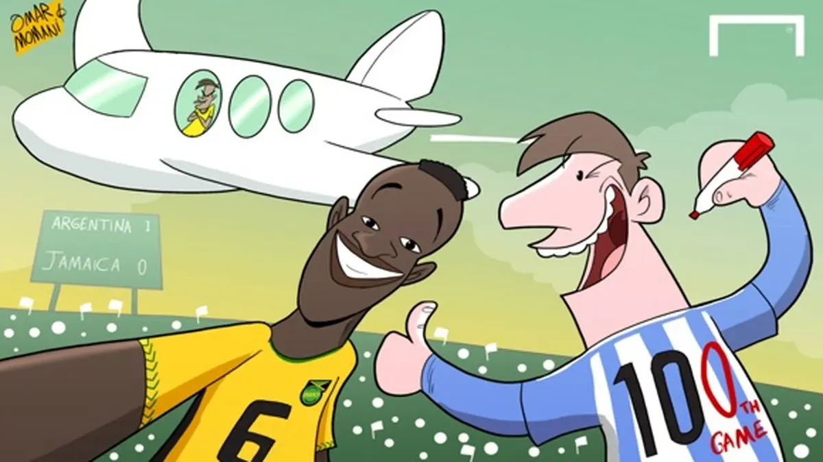 کاریکاتور/ سلفی با لیونل مسی!