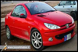 عکس: پژو 206 با پلاک گذرموقت!