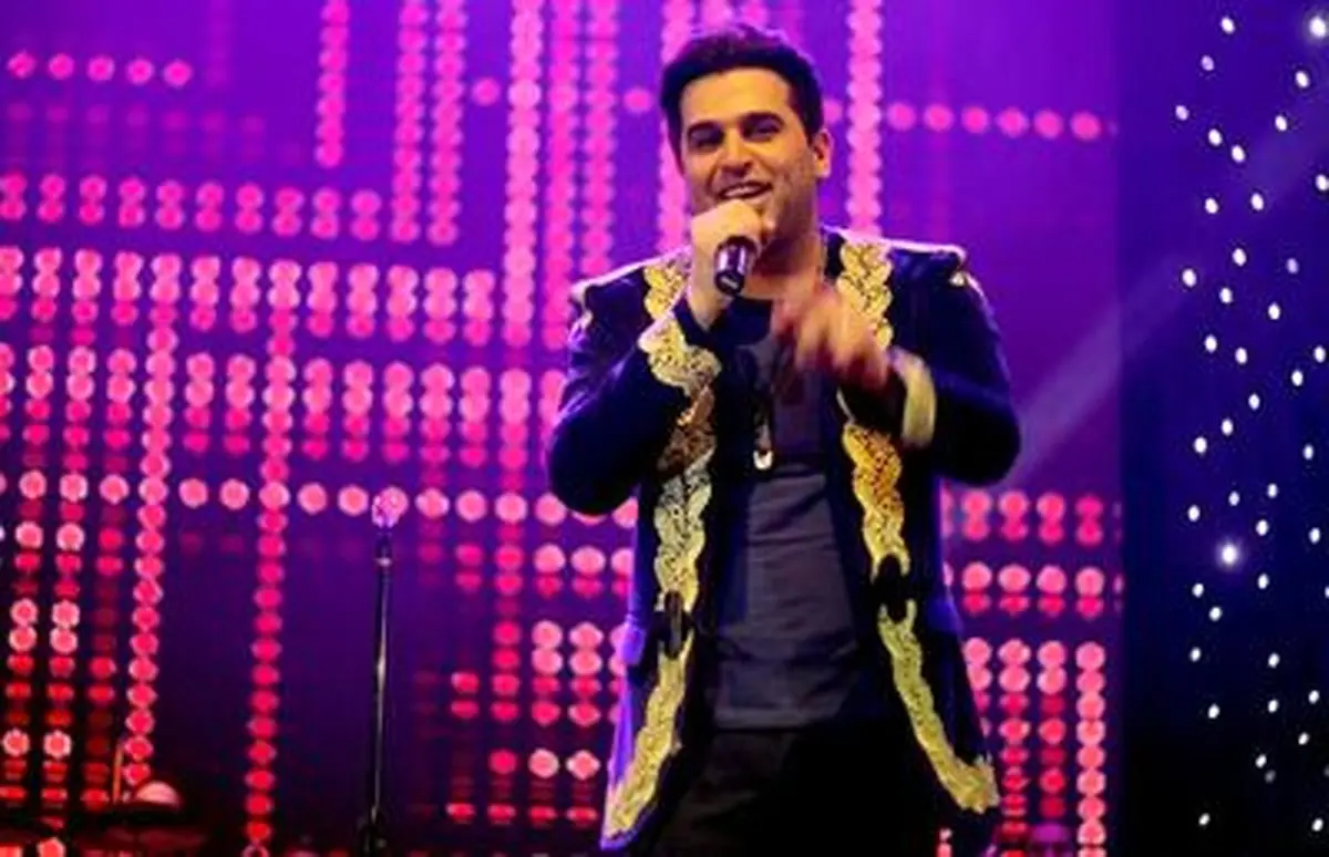 خواننده آلبوم «خوشبختی» در سالن میلاد روی صحنه رفت/تصاویر