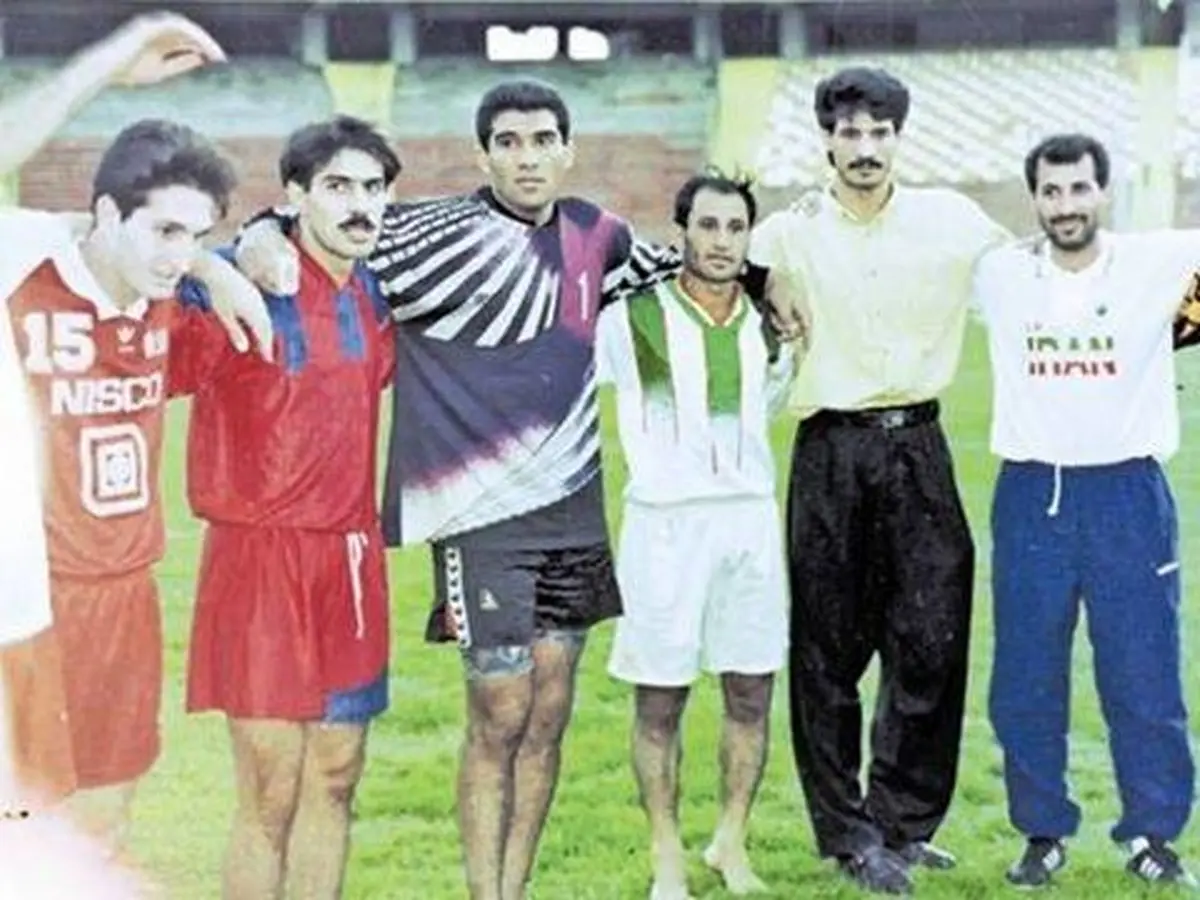 عکس قدیمی از محمد مایلی کهن در کنار علی دایی و عابدزاده