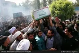 تشییع شهدای غواص در فرماندهی کل سپاه/تصاویر