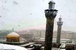 حرم حضرت زینب سفید پوش شد/ عکس