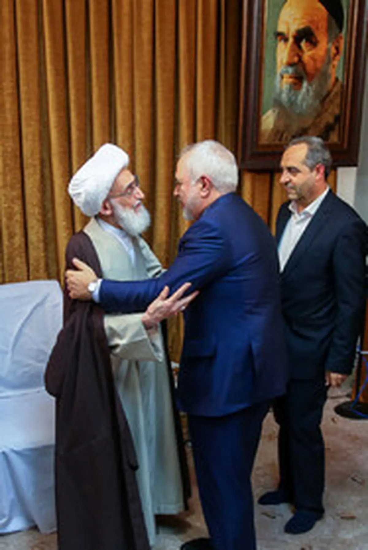 دیدار ظریف با مراجع عظام تقلید در قم/تصاویر