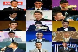 کریس رونالدو در مراسم بهترین‌های جهان در گذر زمان/عکس