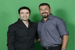 علی انصاریان در کنار ستاره سینما/ عکس