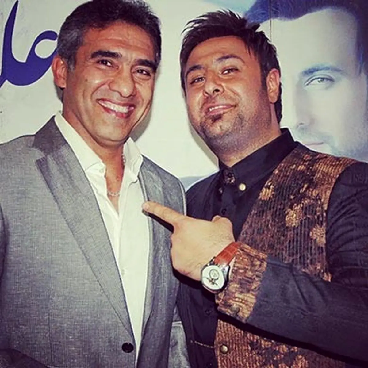 عکس:عابدزاده در کنسرت خواننده محبوب پاپ