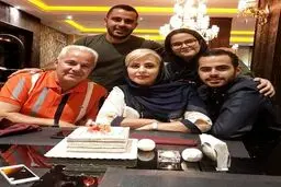 سالگرد ازدواج فرشاد پیوس و همسرش! عکس