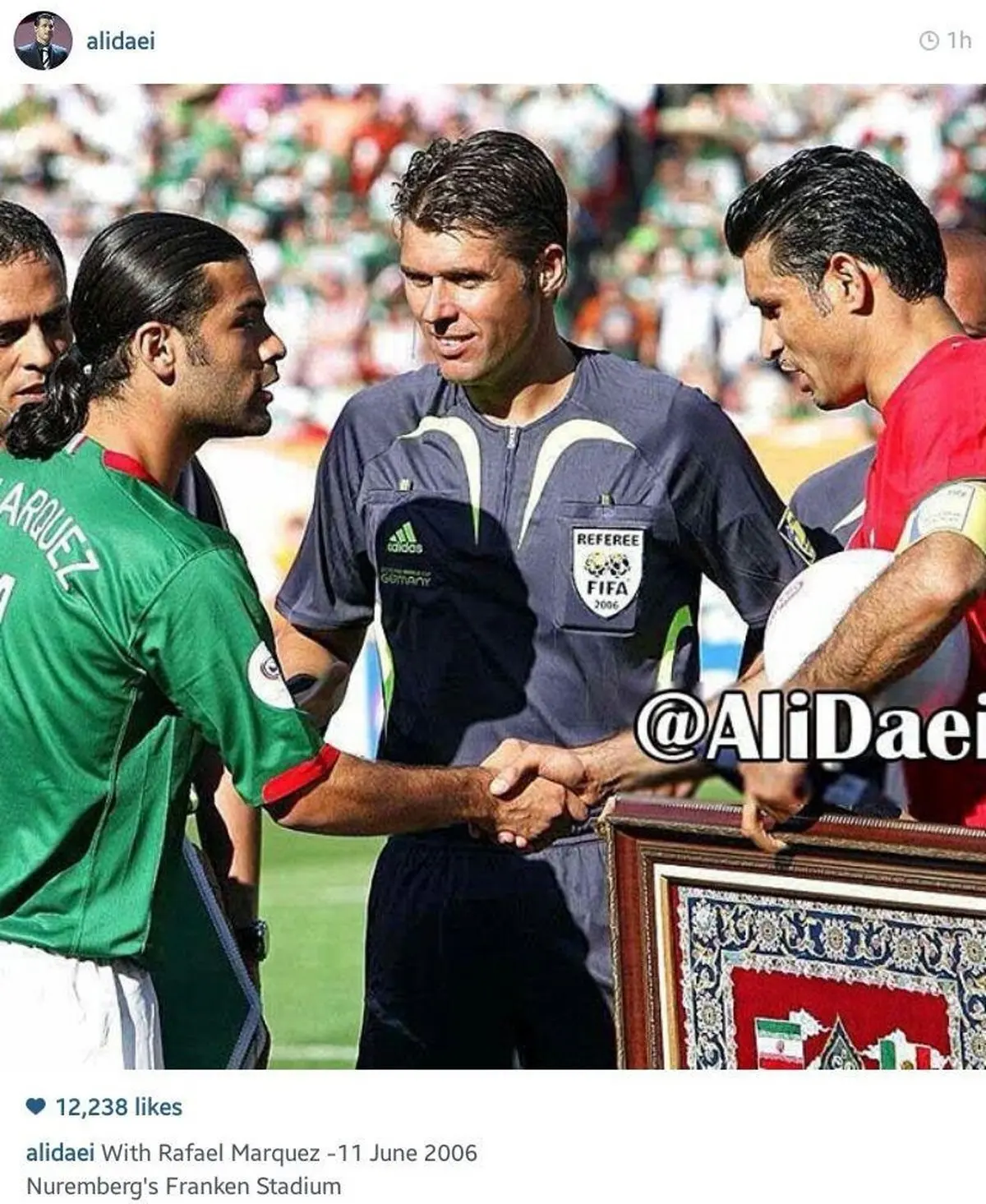 عکسی که علی دایی منتشر کرد