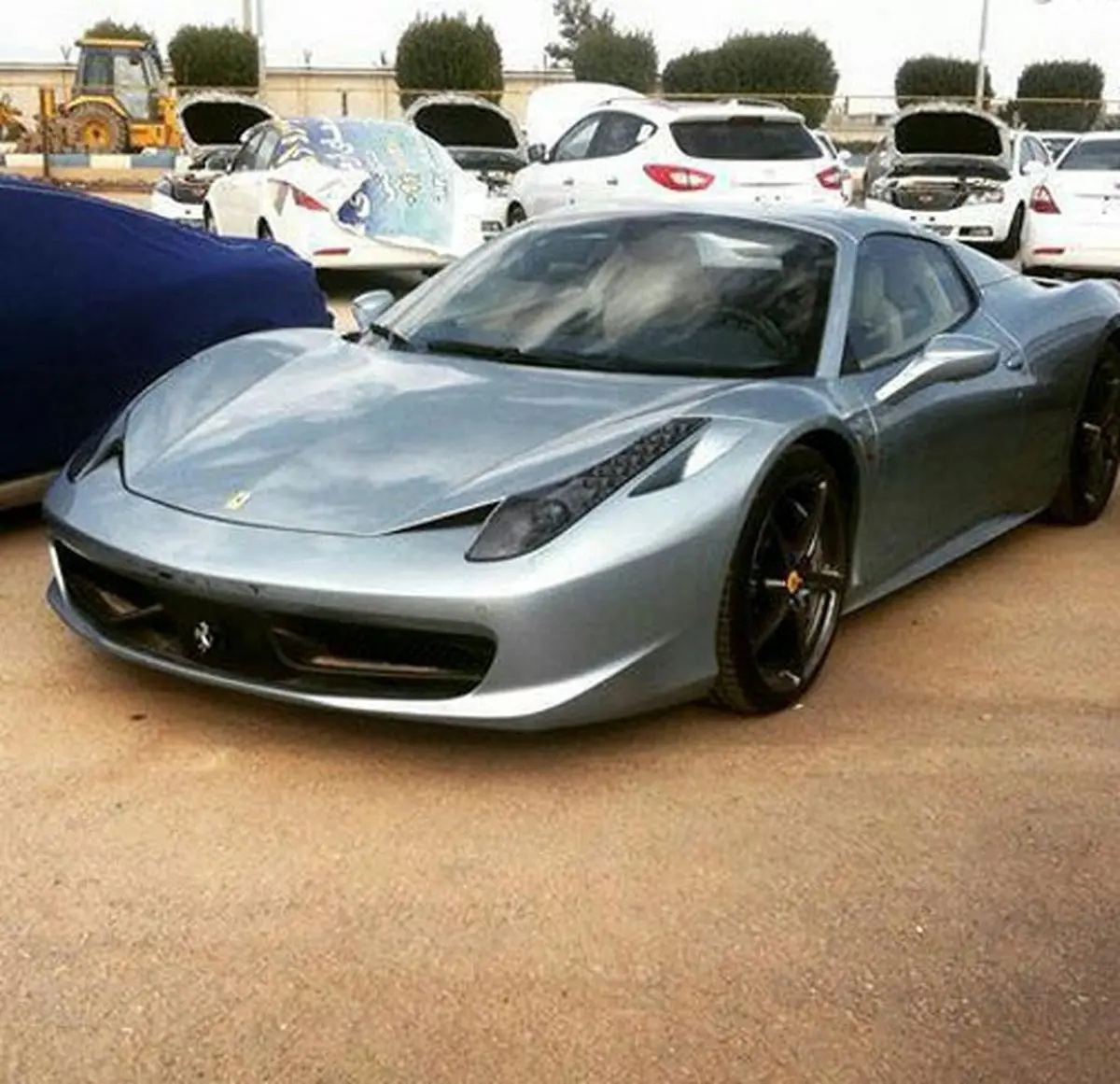 خودروی ۸ میلیاردی در گمرک خرمشهر/ عکس