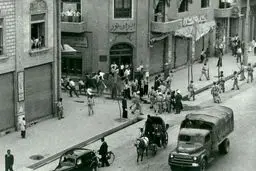 تصویری قدیمی از خیابان جمهوری/عکس