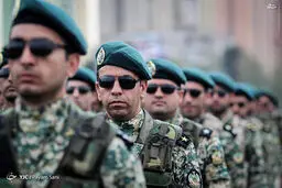 صبحگاه مشترک یگان‌های نمونه ارتش/ تصاویر
