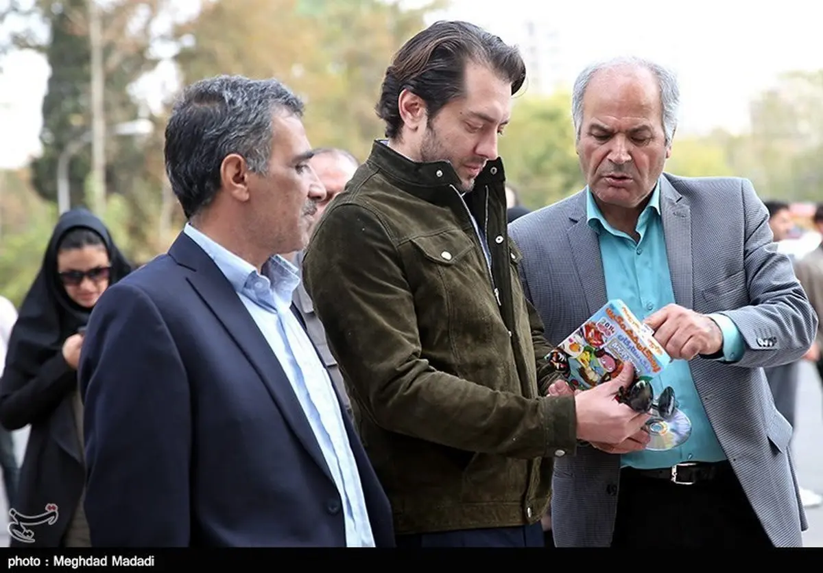 طرح جمع‌آوری سی‌دی‌های غیرمجاز و مستهجن با حضور بهرام رادان و پژمان بازغی/تصاویر