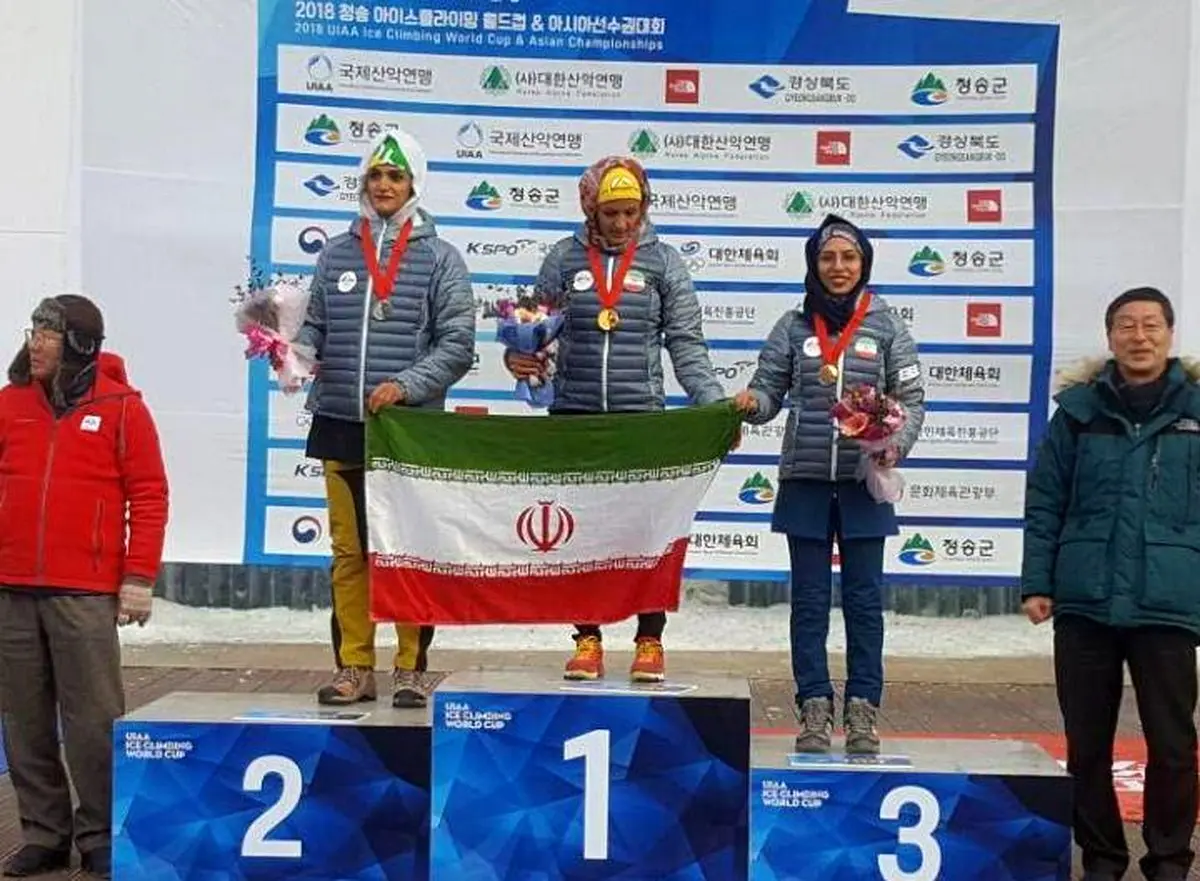 قهرمانی یخ‌نوردان ایران در  آسیا