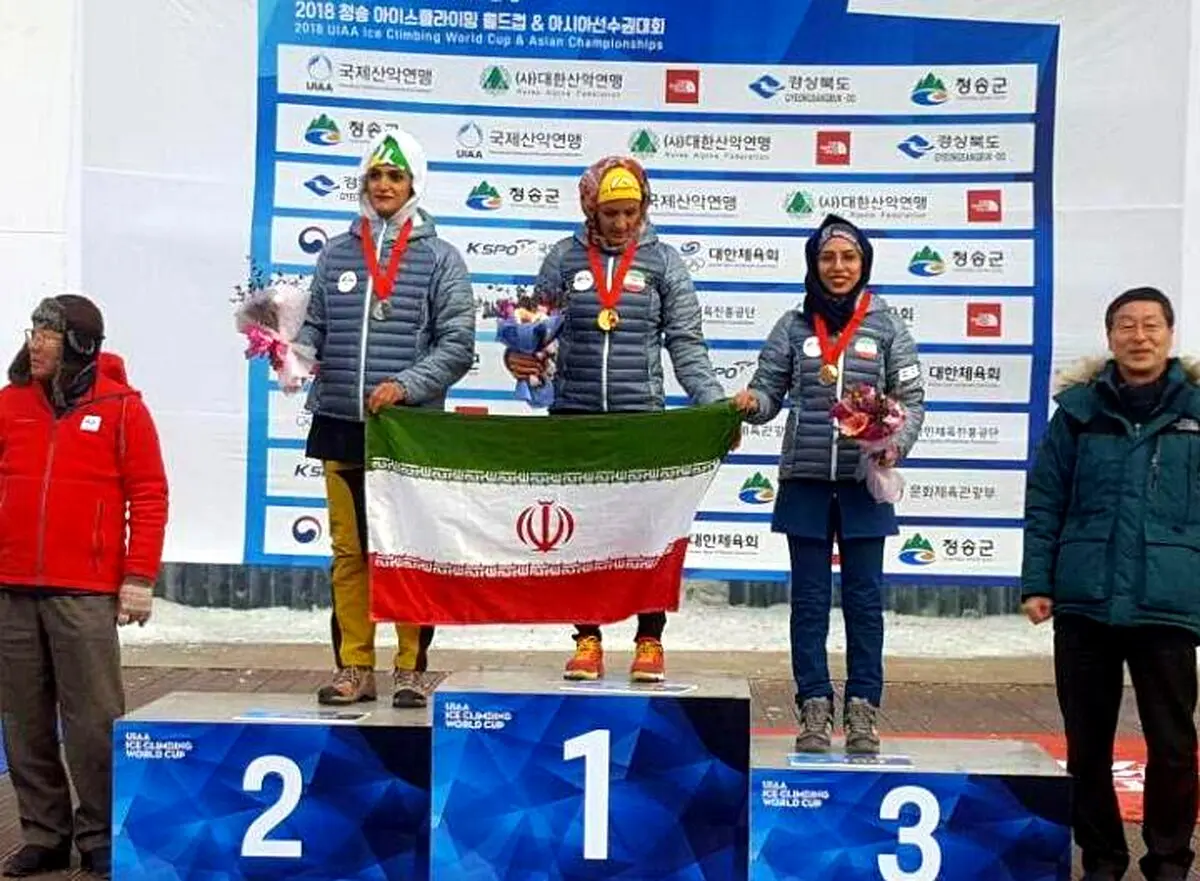 قهرمانی یخ‌نوردان ایران در  آسیا