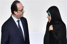 ابتکار و رئیس‌ جمهور فرانسه در یک قاب