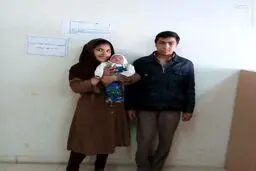 جوان‌ترین پدر و مادر ایران/ عکس
