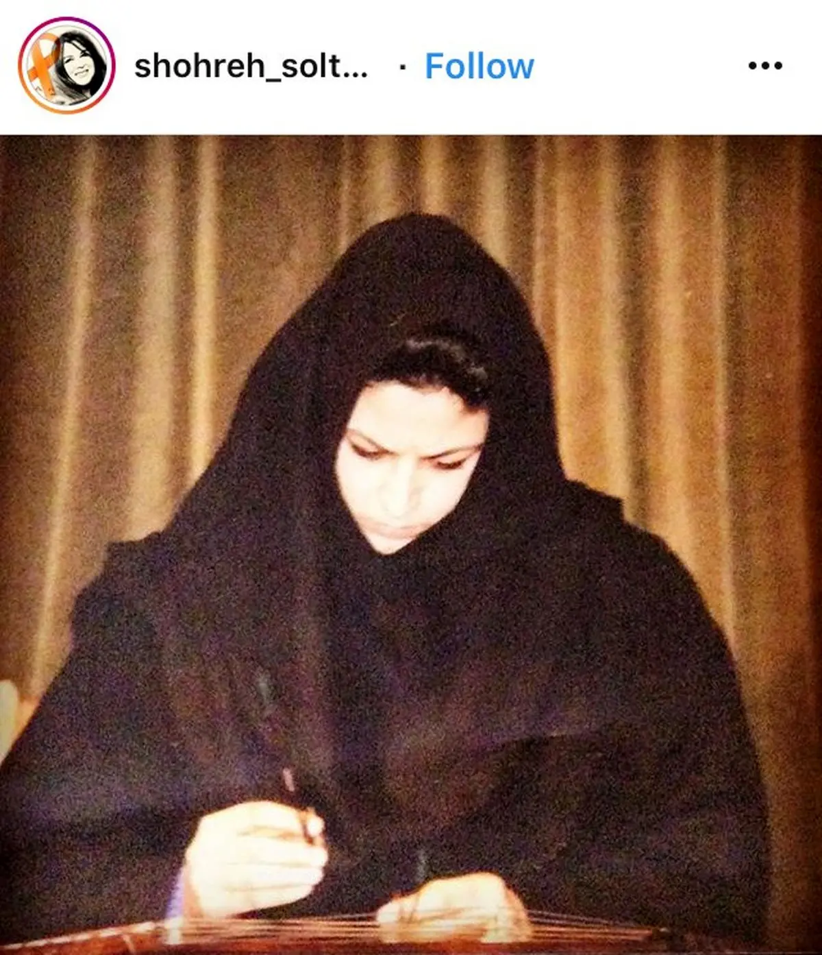 تیپ متفاوت خانم بازیگر مشهور ایرانی در دهه ۷۰