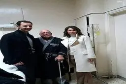 دیدار شبانه بشار اسد و همسرش با اسقف مسیحیان سوریه/عکس