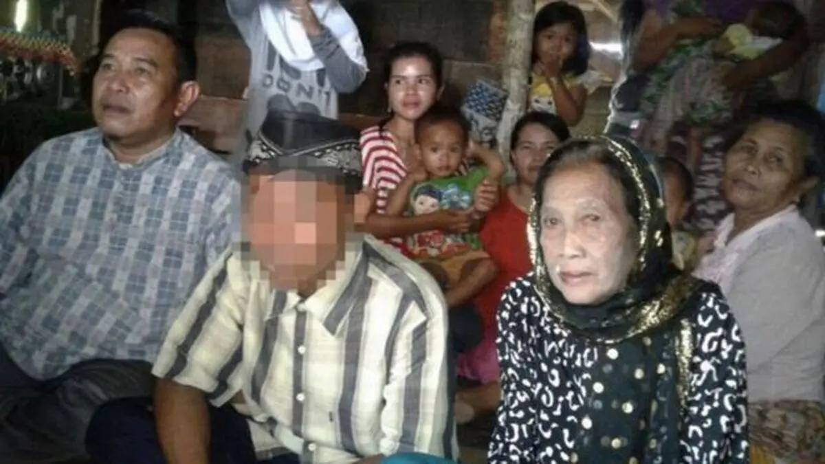 جنجال ازدواج پسر نوجوان با زن 70 ساله در اندونزی +عکس