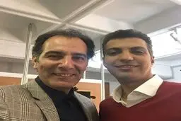 سلفی آقای بازیگر با فردوسی‌‌‌پور/عکس