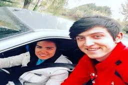 سلفی سردار آزمون با دخترمشهور/عکس