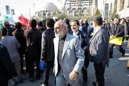 روایت تصویری از راهپیمایی مردم تهران علیه آشوب گران