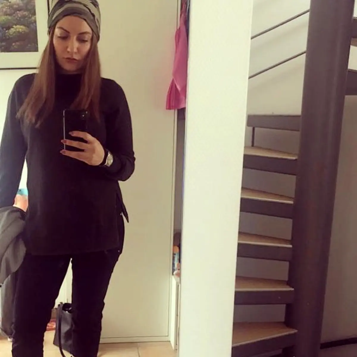 سلفی جدید مهناز افشار با تیپ اسپرت