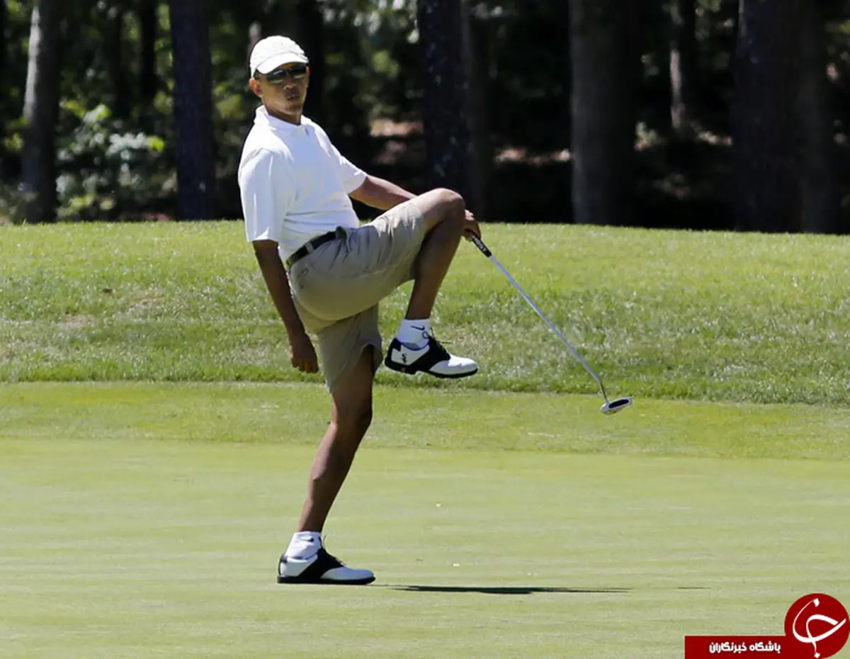 لحظات ورزشی مردان سیاست + تصاویر