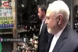ببینید: گشت و گذار ظریف در بازار دمشق