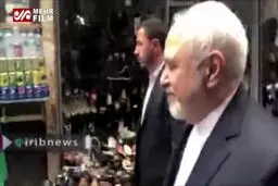 ببینید: گشت و گذار ظریف در بازار دمشق