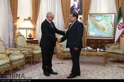 دیدار وزیر دارایی لبنان با شمخانی/تصاویر