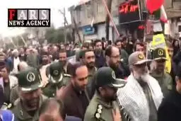 ببینید: نمایی از سیل خروشان مردم گرگان در راهپیمایی ۲۲ بهمن