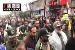 ببینید: نمایی از سیل خروشان مردم گرگان در راهپیمایی ۲۲ بهمن