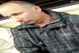 بدل ولادیمیر پوتین در متروی مسکو/ عکس