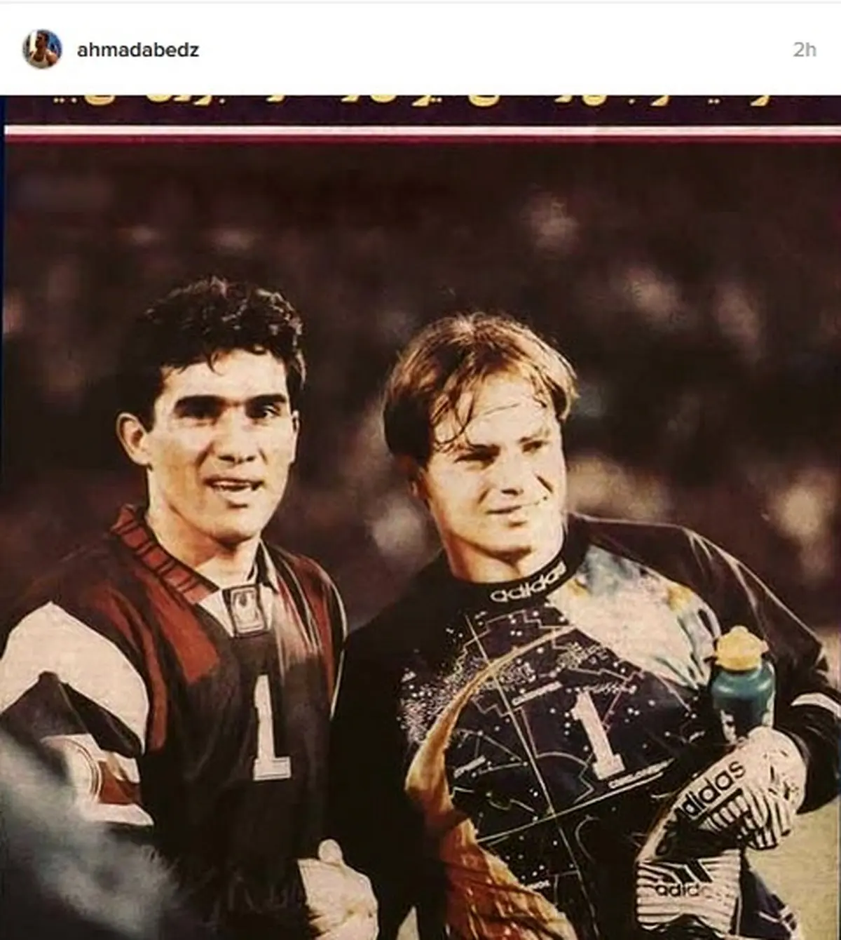 انتشار یک عکس نوستالژیک در اینستاگرام/عکس