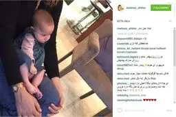 جدیدترین عکس از مهناز افشار با لیانا/عکس