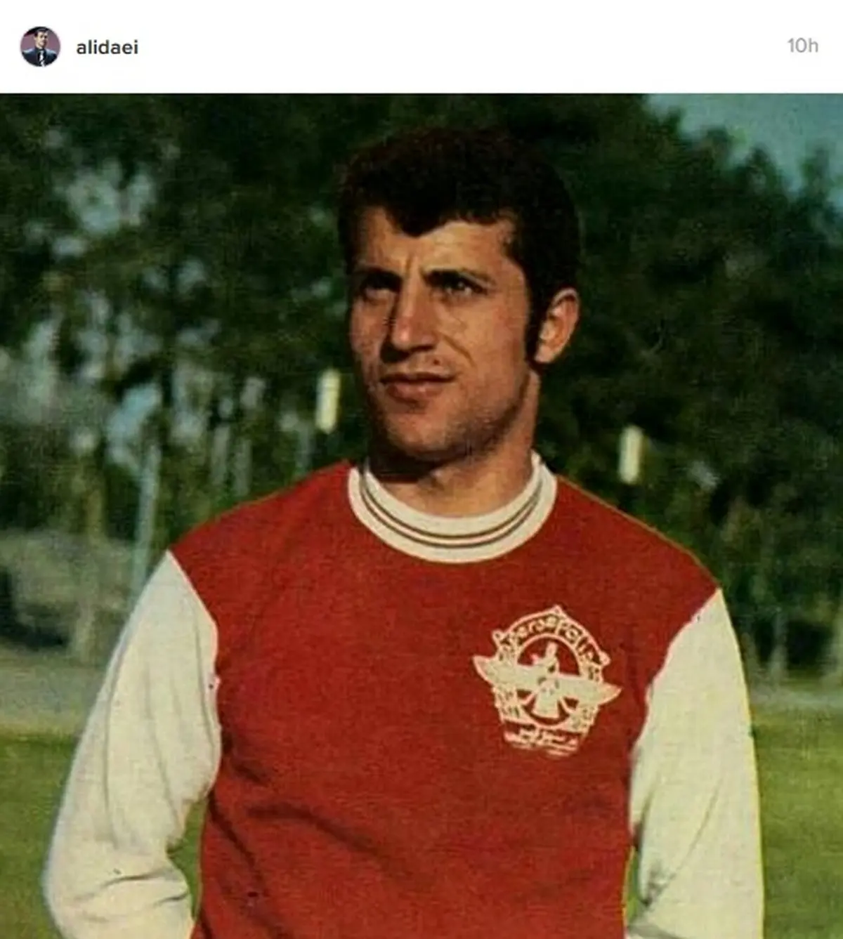 تبریک اینستاگرامی دایی به علی پروین/عکس