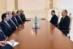 دیدار وزیر کشور ایران با رئیس جمهور آذربایجان /عکس
