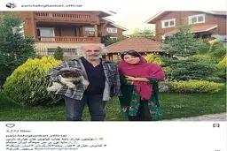 عکس یادگاری پریچهر قنبری به همراه کیانوش عیاری + عکس