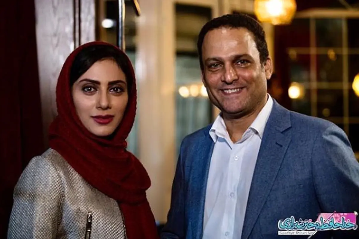 عکس / مونا فرجاد و حسین یاری در پشت صحنه فیلم خداحافظ دختر شیرازی