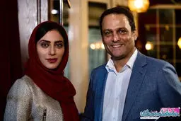 عکس / مونا فرجاد و حسین یاری در پشت صحنه فیلم خداحافظ دختر شیرازی