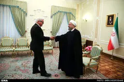 دیدار وزیر امورخارجه آلمان با روحانی/ تصاویر