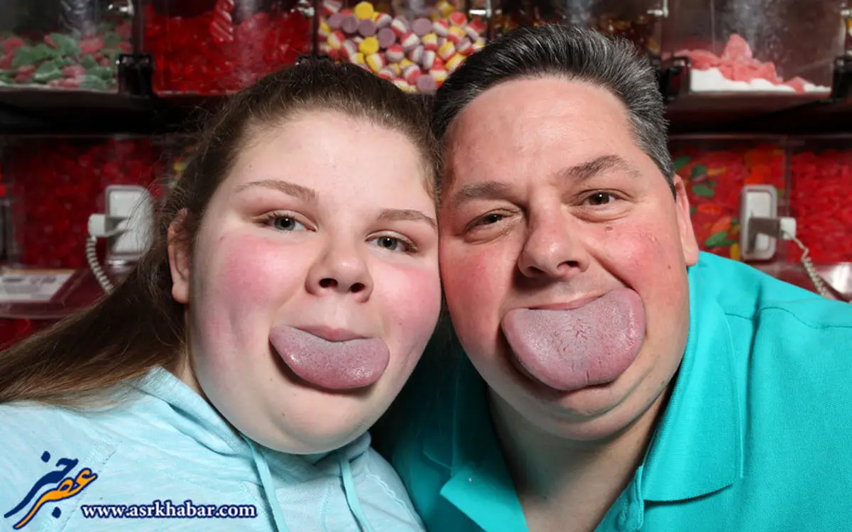 زبان گنده ترین انسان های جهان/عکس