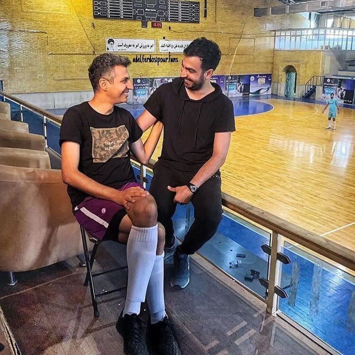 عادل فردوسی‌پور و برادرش در دوشنبه‌های بدون نود!/عکس